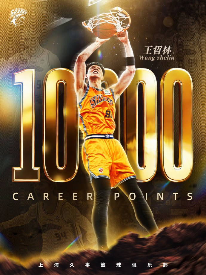 开云登录入口-王哲林破10000分CBA历史第6人 郭艾伦退赛上海逆转大胜广州